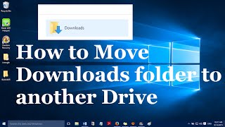 How to move Downloads folder to another drive in Windows 10 and Windows 11 [upl. by Bevan]