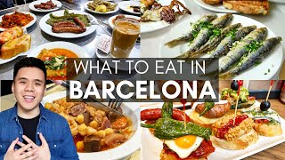 TOP 10 RESTAURANTS IN BARCELONA  Barcelona Food Guide [upl. by Ylrebmic]