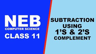 1s and 2s complement Subtraction [upl. by Schurman]