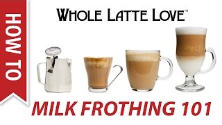 Milk Frothing for Beginners [upl. by Jeffrey]