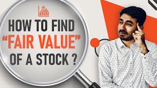 How to Analyze and find the Fair value of a Stock  DCF explained in Hindi [upl. by Aneerhs245]