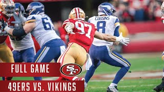 49ers vs Vikings  NFC Divisional Round  Full Game [upl. by Caren134]