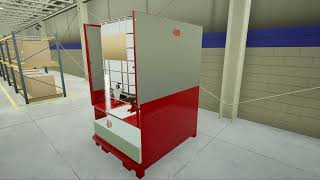 Fire Protection for Flammable Liquid Storage Vikings IBC Containment Unit [upl. by Onofredo]