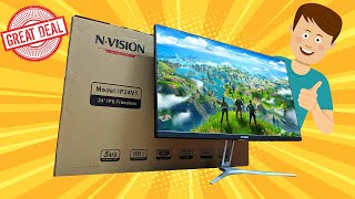 NVISION IP24V1 Frameless IPS Monitor OVERVIEW [upl. by Ardnahs]