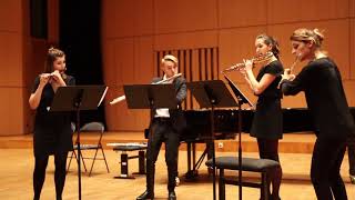 Quatuor Pelleas  Astor Piazzolla Libertango  Flute Quartet [upl. by Hada]