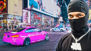 MOST WANTED DRIVERS TAKEOVER TIMES SQUARE [upl. by Harutek]