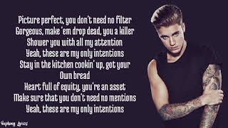 Justin Bieber  Intentions ft Quavo Lyrics [upl. by Iggy]