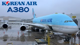 🇺🇸 Los Angeles LAX to Seoul ICN 🇰🇷 Korean Air Airbus A380  FULL FLIGHT REPORT Polar route [upl. by Camey]