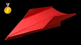 How to make a Paper Airplane that Flies Far and Straight  Best Paper Planes  Pappersflygplan [upl. by Maximilian]