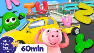 ABC Vehicles More Nursery Rhymes and Kids Songs  Little Baby Bum [upl. by Dragon]