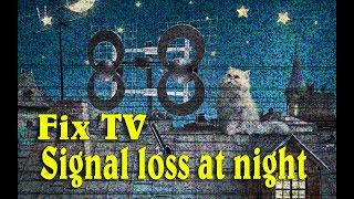 How To Fix HDTV Antenna Signal Loss At Night in 2021 [upl. by Paquito]