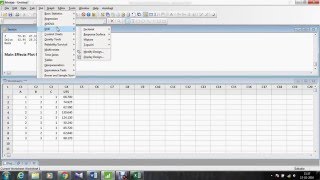 How to create and analyse Taguchi in MINITAB 17 FSW data [upl. by Normy]