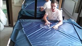 Adding water bed treatment to your waterbed mattress [upl. by Jolie]