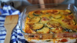 GRATIN DE COURGETTES AU FOUR [upl. by Annahsit429]