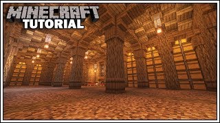 Minecraft Underground Storage Room Tutorial How to Build [upl. by Valaria]