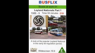 Busflix Buses at work 01 Leyland Nationals Part 1 1988  9 [upl. by Simetra333]