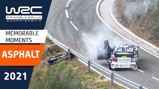 TOP MOMENTS  WRC on asphalt [upl. by Fitting]