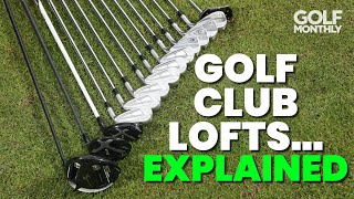 GOLF CLUB LOFTS EXPLAINED [upl. by Papotto]