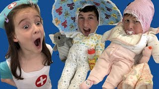 REBORN HOSPITAL ROLEPLAY Babies Gone WILD [upl. by Eadahc]