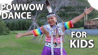 How To Powwow Dance FOR KIDS [upl. by Ignatzia678]