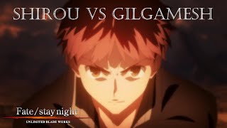 HD Unlimited Blade Works  Shirou Vs Gilgamesh [upl. by Nave982]