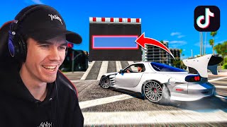 I Tried VIRAL TikTok STUNTS In GTA 5 [upl. by Ecneitap732]