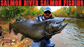 Salmon Fishing New Yorks World Famous Salmon River [upl. by Fawnia705]