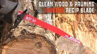 Diablos Clean Wood amp Pruning Carbide Reciprocating Blade [upl. by Oreves]