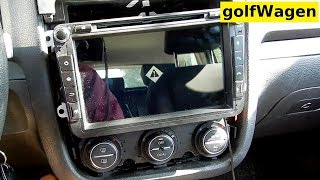 VW Golf 5 reverse camera install  how to connect [upl. by Leilani]