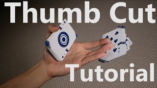 Cardistry Bootcamp  Basics  Thumb Cut Tutorial [upl. by Sirromed]