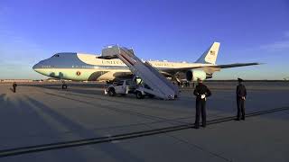 Trump leaves on Air Force One for MaraLago after argument with Zelenskyy at White House meeting [upl. by Pisano]