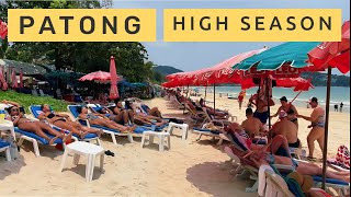 HIGH SEASON Walking Tour Phuket  Patong Thailand [upl. by Avehs]