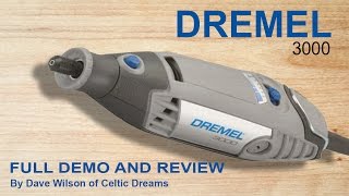 Dremel 3000 quotFULL Reviewquot Unpack amp Demo in HD [upl. by Sneve]