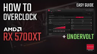 How to OVERCLOCK and UNDERVOLT RX 5700XT  ADRENALIN 2020 Easy Guide Tutorial [upl. by Ytirehc911]