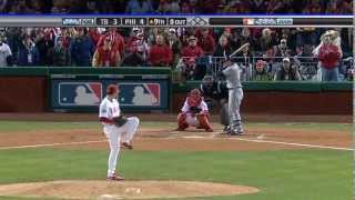 MLB 2008 World Series Game5 Brad Lidge 2nd Save [upl. by Aihsile]