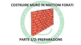 Costruire Muro in MATTONI FORATI  Parte 12 [upl. by Germann796]