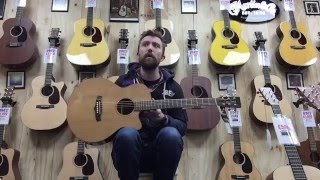 Tanglewood Java TWJSFCE ElectroAcoustic Guitar Demo [upl. by Adyam]