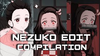 Nezuko edits Compilation [upl. by Yrrek]