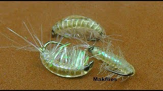 Fly Tying Freshwater Shrimp  Scud by Mak [upl. by Thomasa106]