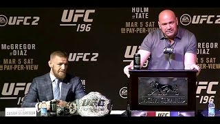 UFC 196 McGregor vs Diaz PreFight Press Conference FULL [upl. by Birgit]