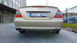 Mercedes E420 CDI Straight Pipe Exhaust Sound [upl. by Notsuh464]