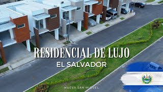 RESIDENCIAL Nueva San Miguel EL SALVADOR 2023 [upl. by Eicyaj632]