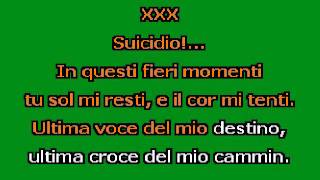 quotSuicidioquot by A Ponchielli Karaoke Accompaniment [upl. by Desdee]