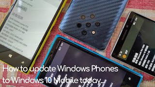 UPDATED How to update your old Lumia phone to Windows 10 Mobile today [upl. by Cavil403]