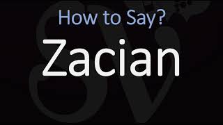 How to Pronounce Zacian CORRECTLY [upl. by Micro]