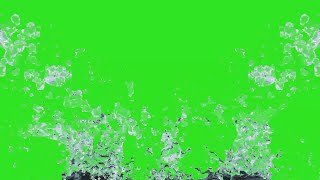 REALISTIC TOP 9 Water Splash Green Screen  Sound Effect Included  By Green Pedia [upl. by Gipps]