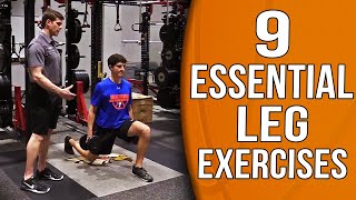 9 Essential Leg Exercises and Workout for Basketball Players [upl. by Keffer162]