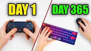 My 365 Day Fortnite CONTROLLER to KEYBOARD and MOUSE Progression… [upl. by Ybocaj114]