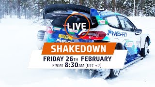 Shakedown LIVE WRC Arctic Rally Finland 2021 Powered by CapitalBox [upl. by Frankhouse]