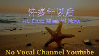 Xu Duo Nian Yi Hou  许多年以后  Male Karaoke Mandarin  No Vocal [upl. by Daphene650]